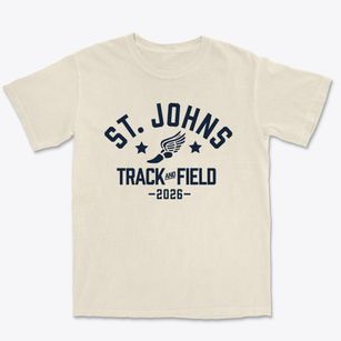 Saint Johns Elementary School Track and Field Premium Heavyweight T-shirt