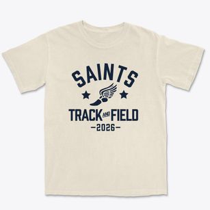 Saints Peter And Paul School Track and Field Premium Heavyweight T-shirt