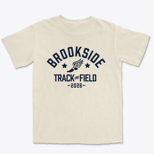 Brookside Elementary School Track and Field Premium Heavyweight T-shirt