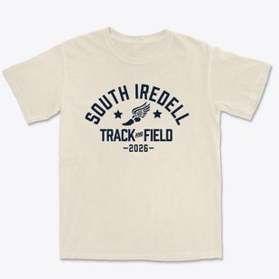 South Iredell High School Track and Field Premium Heavyweight T-shirt