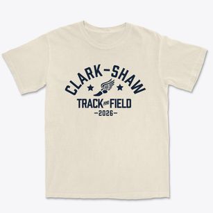 Clark-shaw Magnet School Track and Field Premium Heavyweight T-shirt