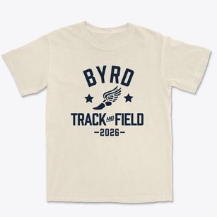 Byrd Middle School Track and Field Premium Heavyweight T-shirt