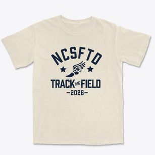 North Carolina School For The Deaf Track and Field Premium Heavyweight T-shirt