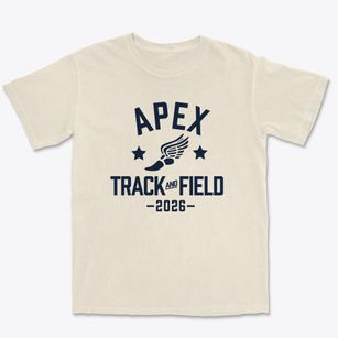 Apex High School Track and Field Premium Heavyweight T-shirt