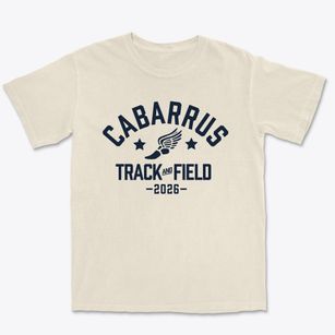 Cabarrus Charter Academy Track and Field Premium Heavyweight T-shirt