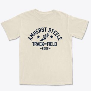 Amherst Steele High School Track and Field Premium Heavyweight T-shirt