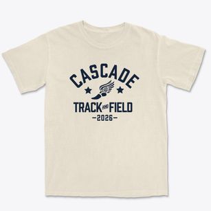 Cascade School Track and Field Premium Heavyweight T-shirt