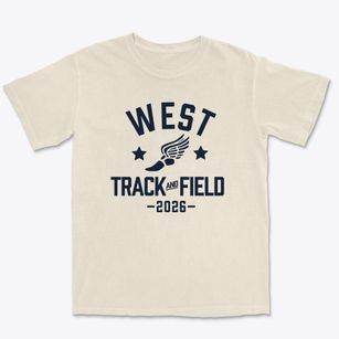 Gahanna Middle School West Track and Field Premium Heavyweight T-shirt