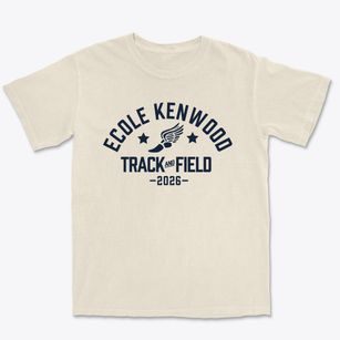 Ecole Kenwood French Immersion Track and Field Premium Heavyweight T-shirt