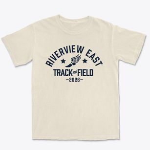 Riverview East Academy Track and Field Premium Heavyweight T-shirt