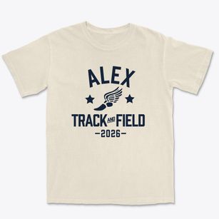 Alex Elementary School Track and Field Premium Heavyweight T-shirt
