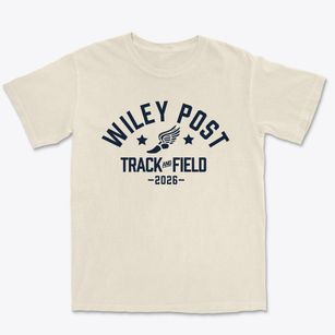 Wiley Post Elementary School Track and Field Premium Heavyweight T-shirt