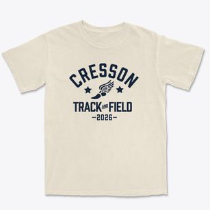 Cresson Elementary School Track and Field Premium Heavyweight T-shirt