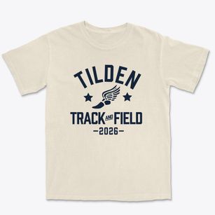 Tilden Middle School Track and Field Premium Heavyweight T-shirt