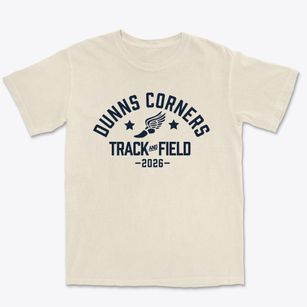 Dunns Corners Elementary School Track and Field Premium Heavyweight T-shirt