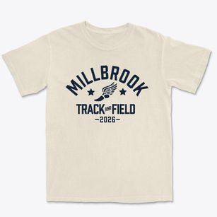 Millbrook Elementary School Track and Field Premium Heavyweight T-shirt