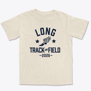Long Middle School Track and Field Premium Heavyweight T-shirt