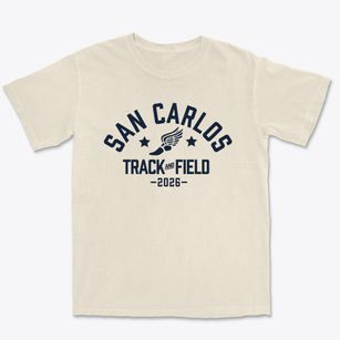San Carlos High School Track and Field Premium Heavyweight T-shirt