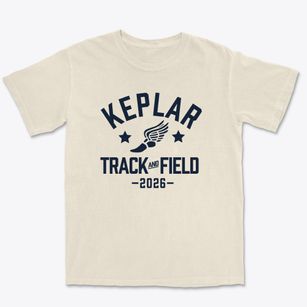 Keplar Elementary School Track and Field Premium Heavyweight T-shirt