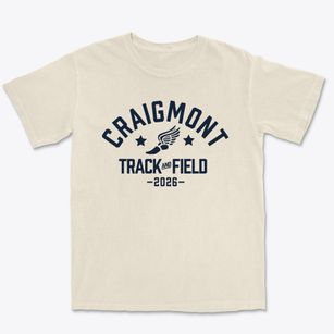 Craigmont Middle School Track and Field Premium Heavyweight T-shirt