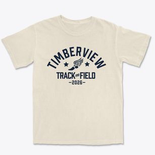Timberview Middle School Track and Field Premium Heavyweight T-shirt
