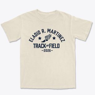 Eladio R. Martinez Learning Center Track and Field Premium Heavyweight T-shirt