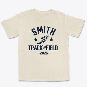 Smith Elementary School Track and Field Premium Heavyweight T-shirt