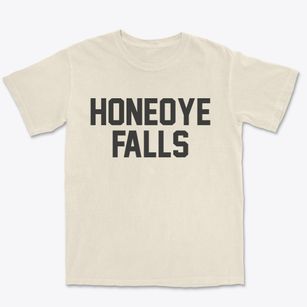 Honeoye Falls New York Classic Block Premium Heavyweight T-shirt