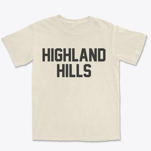 Highland Hills Ohio Classic Block Premium Heavyweight T-shirt