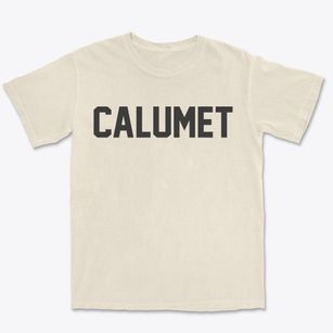 Calumet Michigan Classic Block Premium Heavyweight T-shirt