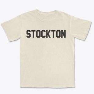Stockton New Jersey Classic Block Premium Heavyweight T-shirt