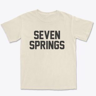 Seven Springs Pennsylvania Classic Block Premium Heavyweight T-shirt