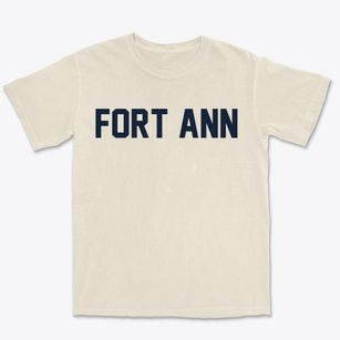 Fort Ann New York Classic Block Premium Heavyweight T-shirt