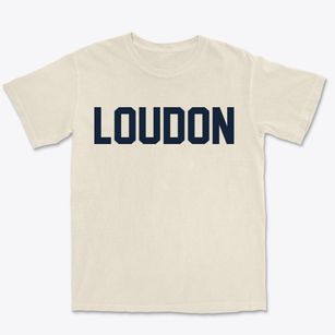 Loudon New Hampshire Classic Block Premium Heavyweight T-shirt