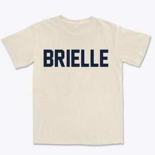 Brielle New Jersey Classic Block Premium Heavyweight T-shirt