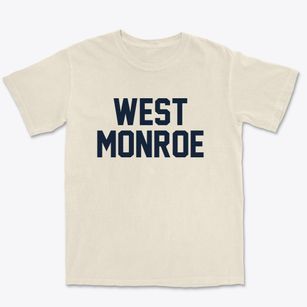 West Monroe New York Classic Block Premium Heavyweight T-shirt