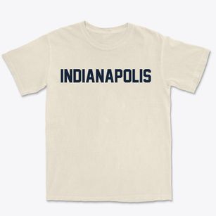 Indianapolis Indiana Classic Block Premium Heavyweight T-shirt