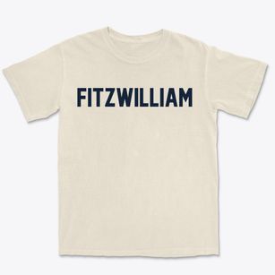 Fitzwilliam New Hampshire Classic Block Premium Heavyweight T-shirt