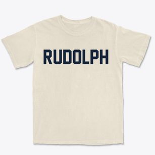 Rudolph Wisconsin Classic Block Premium Heavyweight T-shirt