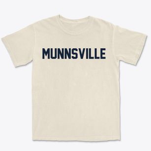 Munnsville New York Classic Block Premium Heavyweight T-shirt