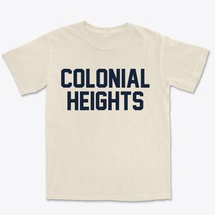 Colonial Heights Virginia Classic Block Premium Heavyweight T-shirt