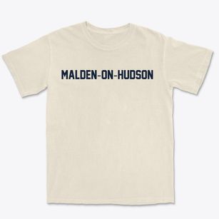Malden-on-hudson New York Classic Block Premium Heavyweight T-shirt