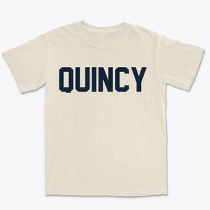 Quincy Massachusetts Classic Block Premium Heavyweight T-shirt