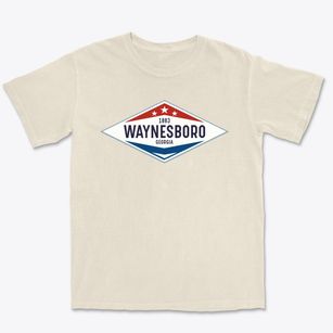 Waynesboro Georgia Diamond Star Premium Heavyweight T-shirt