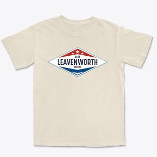 Leavenworth Kansas Diamond Star Premium Heavyweight T-shirt