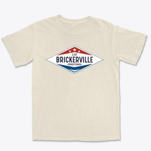 Brickerville Pennsylvania Diamond Star Premium Heavyweight T-shirt