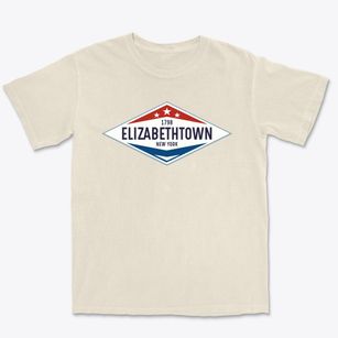 Elizabethtown New York Diamond Star Premium Heavyweight T-shirt