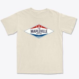 Mapleville Maryland Diamond Star Premium Heavyweight T-shirt