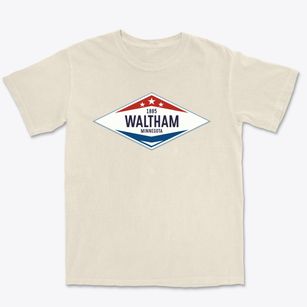 Waltham Minnesota Diamond Star Premium Heavyweight T-shirt