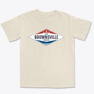 Brownsville Tennessee Diamond Star Premium Heavyweight T-shirt